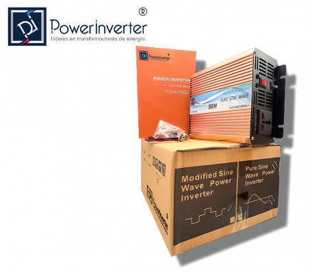 INVERSOR VOLTAJE 110-125VDC/220VAC 500W PSW
